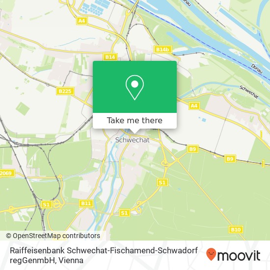 Raiffeisenbank Schwechat-Fischamend-Schwadorf regGenmbH map