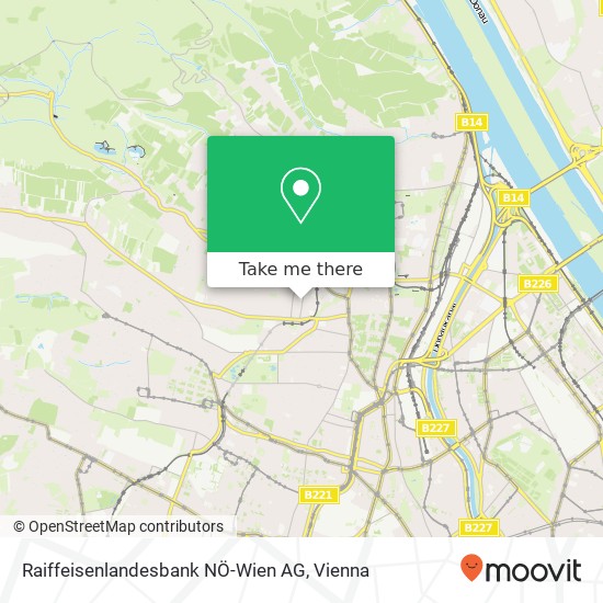 Raiffeisenlandesbank NÖ-Wien AG map