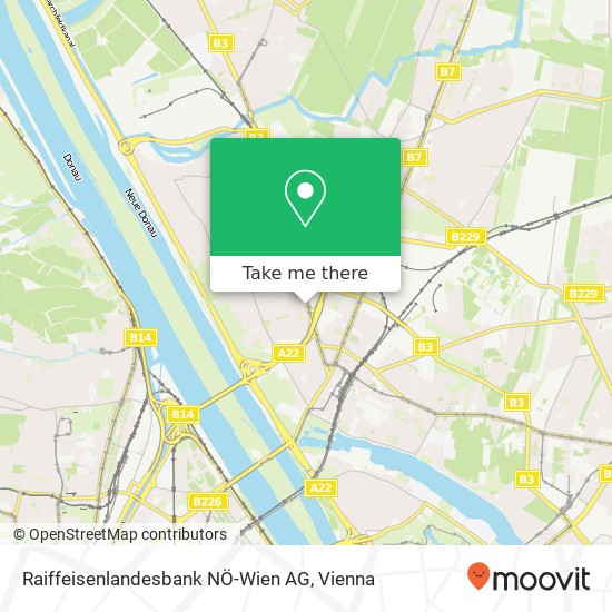 Raiffeisenlandesbank NÖ-Wien AG map