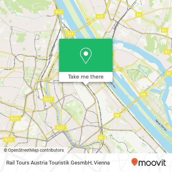 Rail Tours Austria Touristik GesmbH map