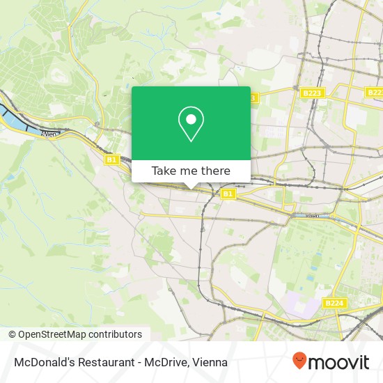 McDonald's Restaurant - McDrive map