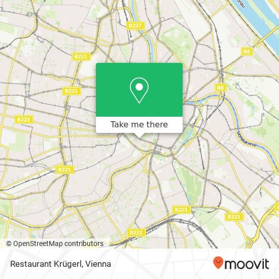 Restaurant Krügerl map