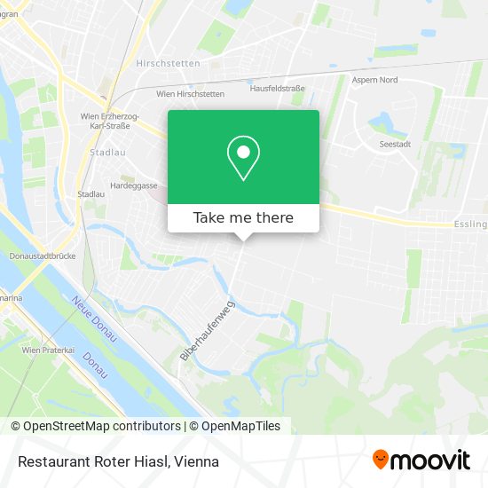 Restaurant Roter Hiasl map
