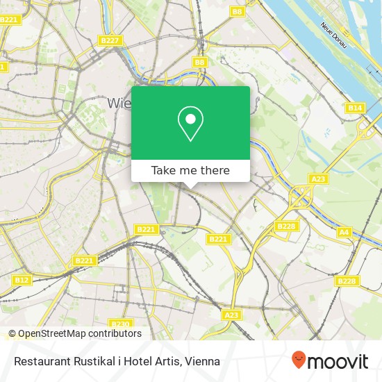 Restaurant Rustikal i Hotel Artis map