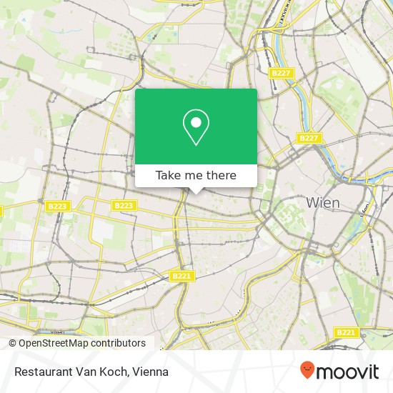 Restaurant Van Koch map