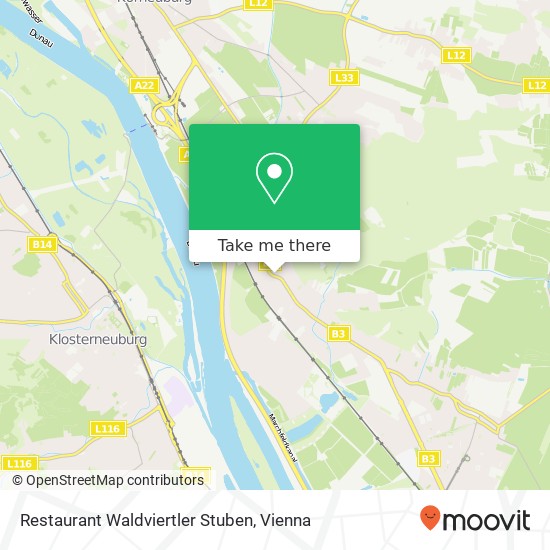 Restaurant Waldviertler Stuben map