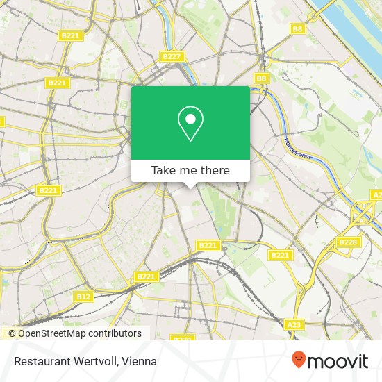Restaurant Wertvoll map