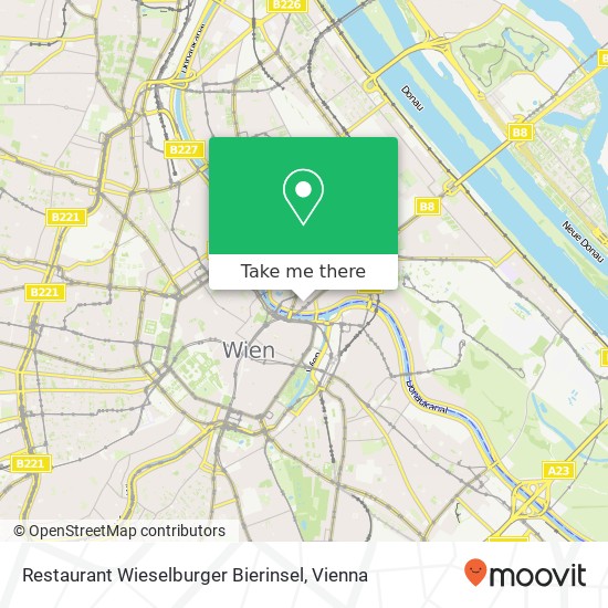 Restaurant Wieselburger Bierinsel map