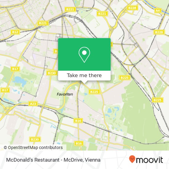 McDonald's Restaurant - McDrive map