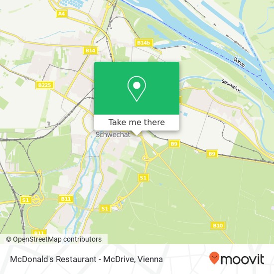 McDonald's Restaurant - McDrive map