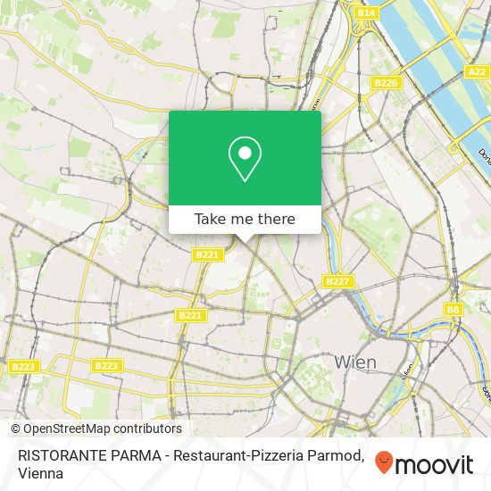 RISTORANTE PARMA - Restaurant-Pizzeria Parmod map