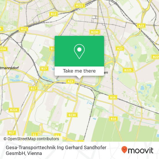 Gesa-Transporttechnik Ing Gerhard Sandhofer GesmbH map