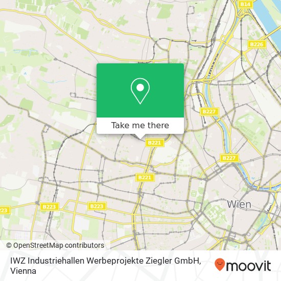 IWZ Industriehallen Werbeprojekte Ziegler GmbH map