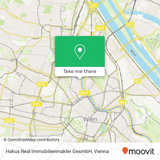 Hakus Real Immobilienmakler GesmbH map