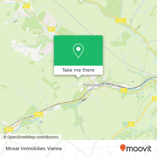 Moser Immobilien map