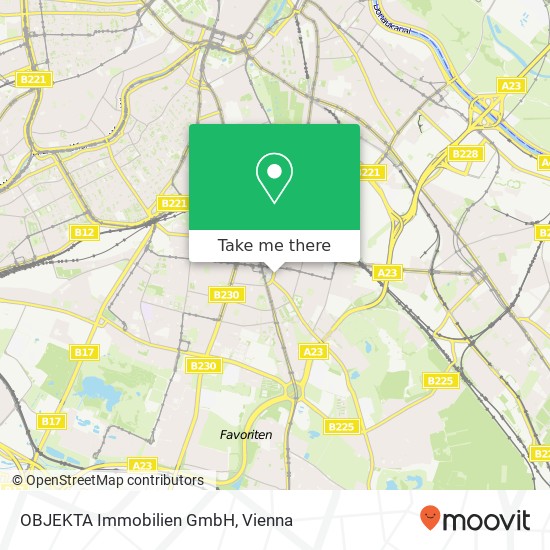 OBJEKTA Immobilien GmbH map