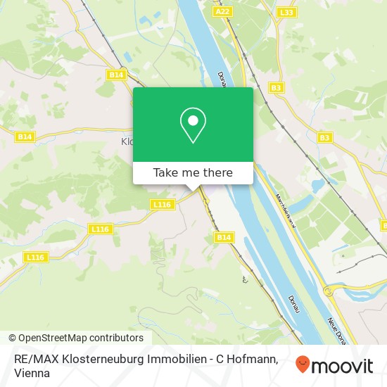 RE / MAX Klosterneuburg Immobilien - C Hofmann map