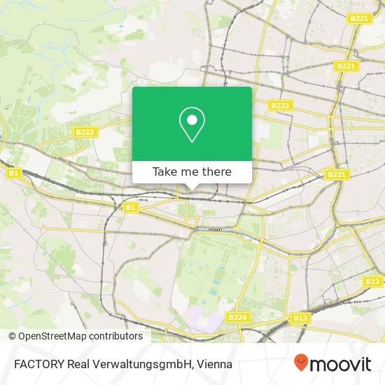 FACTORY Real VerwaltungsgmbH map