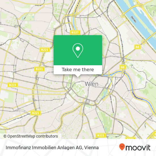 Immofinanz Immobilien Anlagen AG map