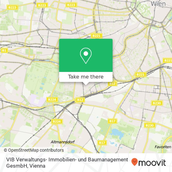 VIB Verwaltungs- Immobilien- und Baumanagement GesmbH map