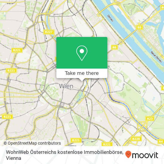 WohnWeb Österreichs kostenlose Immobilienbörse map