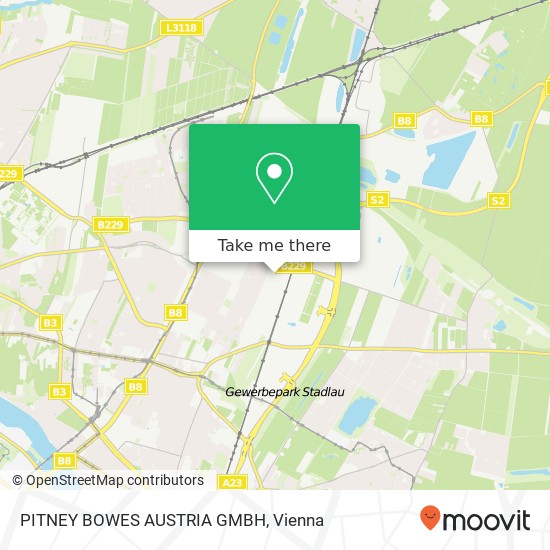 PITNEY BOWES AUSTRIA GMBH map
