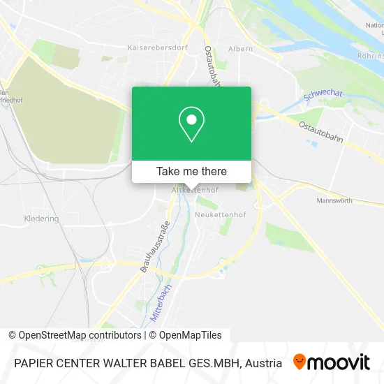 PAPIER CENTER WALTER BABEL GES.MBH map