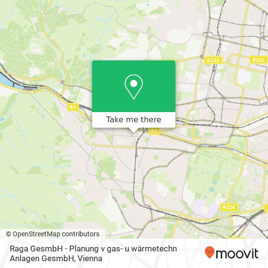 Raga GesmbH - Planung v gas- u wärmetechn Anlagen GesmbH map