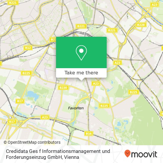 Credidata Ges f Informationsmanagement und Forderungseinzug GmbH map