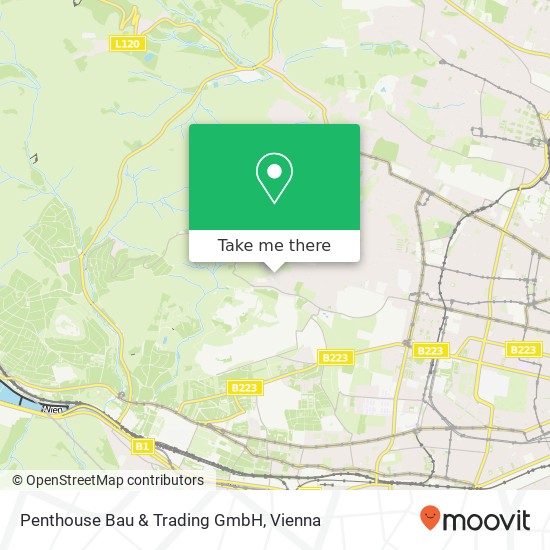 Penthouse Bau & Trading GmbH map