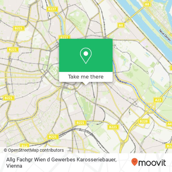 Allg Fachgr Wien d Gewerbes Karosseriebauer map