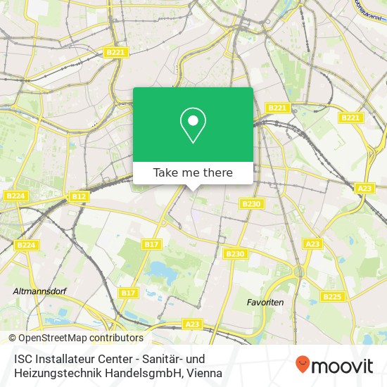 ISC Installateur Center - Sanitär- und Heizungstechnik HandelsgmbH map