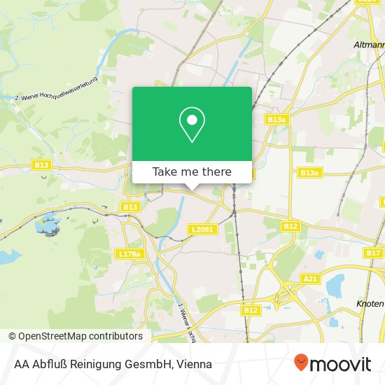 AA Abfluß Reinigung GesmbH map