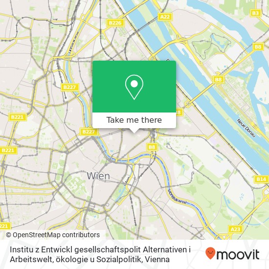 Institu z Entwickl gesellschaftspolit Alternativen i Arbeitswelt, ökologie u Sozialpolitik map