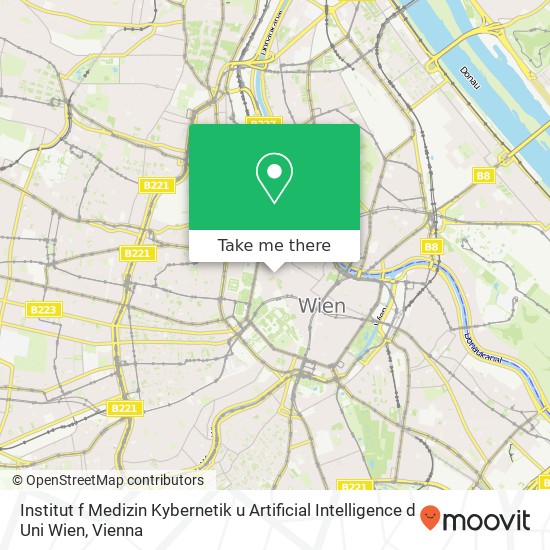 Institut f Medizin Kybernetik u Artificial Intelligence d Uni Wien map