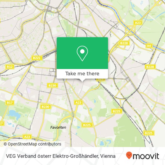 VEG Verband österr Elektro-Großhändler map