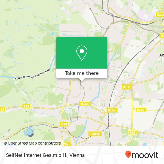 SelfNet Internet Ges.m.b.H. map