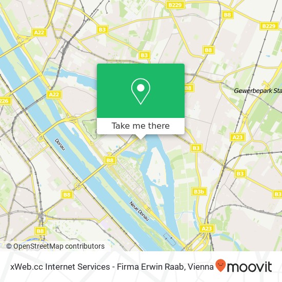 xWeb.cc Internet Services - Firma Erwin Raab map
