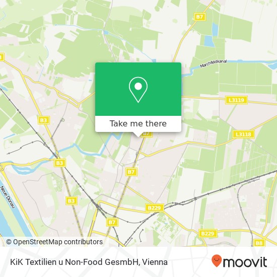 KiK Textilien u Non-Food GesmbH map