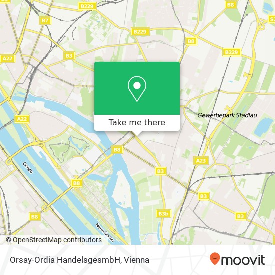 Orsay-Ordia HandelsgesmbH map