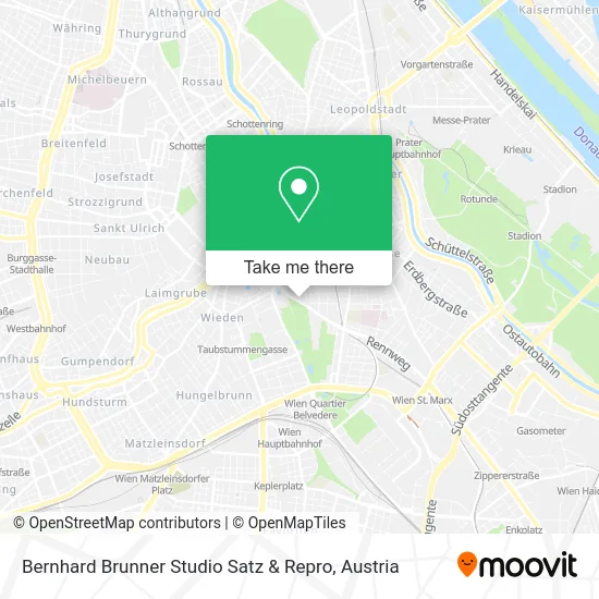 Bernhard Brunner Studio Satz & Repro map