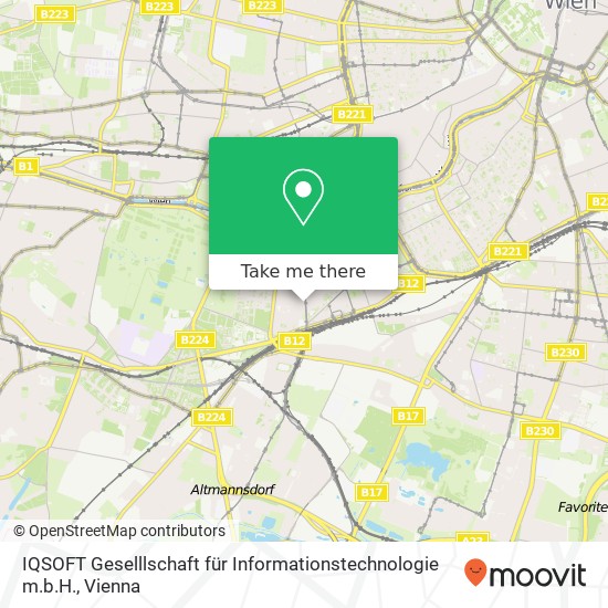 IQSOFT Geselllschaft für Informationstechnologie m.b.H. map