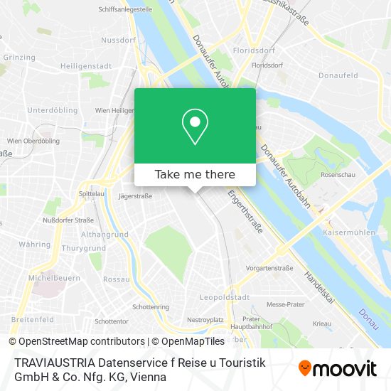 TRAVIAUSTRIA Datenservice f Reise u Touristik GmbH & Co. Nfg. KG map