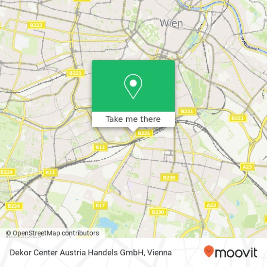 Dekor Center Austria Handels GmbH map