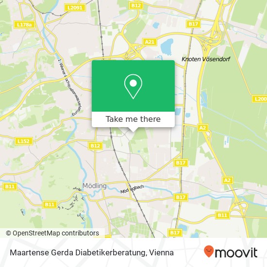 Maartense Gerda Diabetikerberatung map