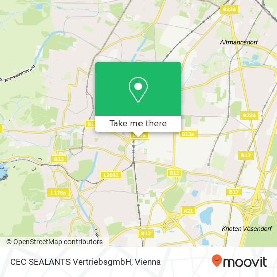 CEC-SEALANTS VertriebsgmbH map