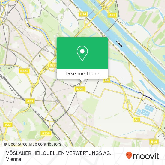 VÖSLAUER HEILQUELLEN VERWERTUNGS AG map