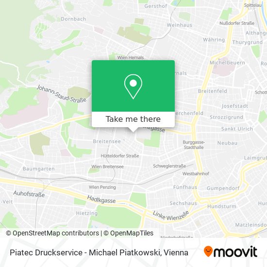 Piatec Druckservice - Michael Piatkowski map