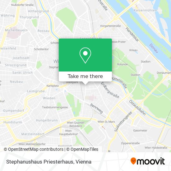 Stephanushaus Priesterhaus map