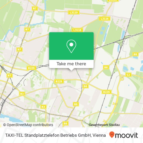 TAXI-TEL Standplatztelefon Betriebs GmbH map